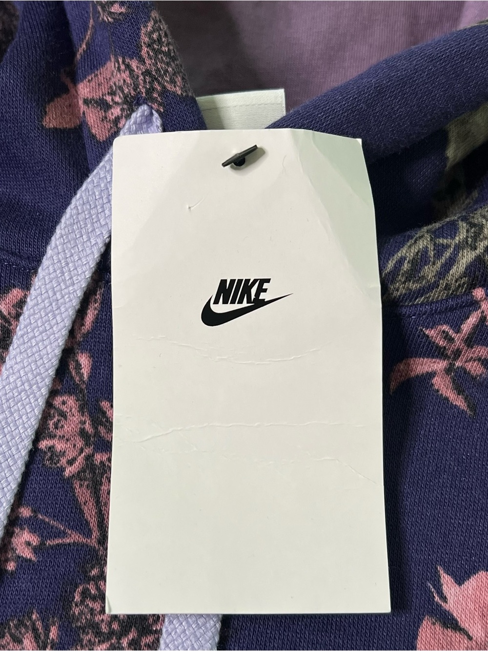 Nike Sportswear Club Fleece Floral Print Pullover Hoodie Men’s Size XL - Picture 13 of 14